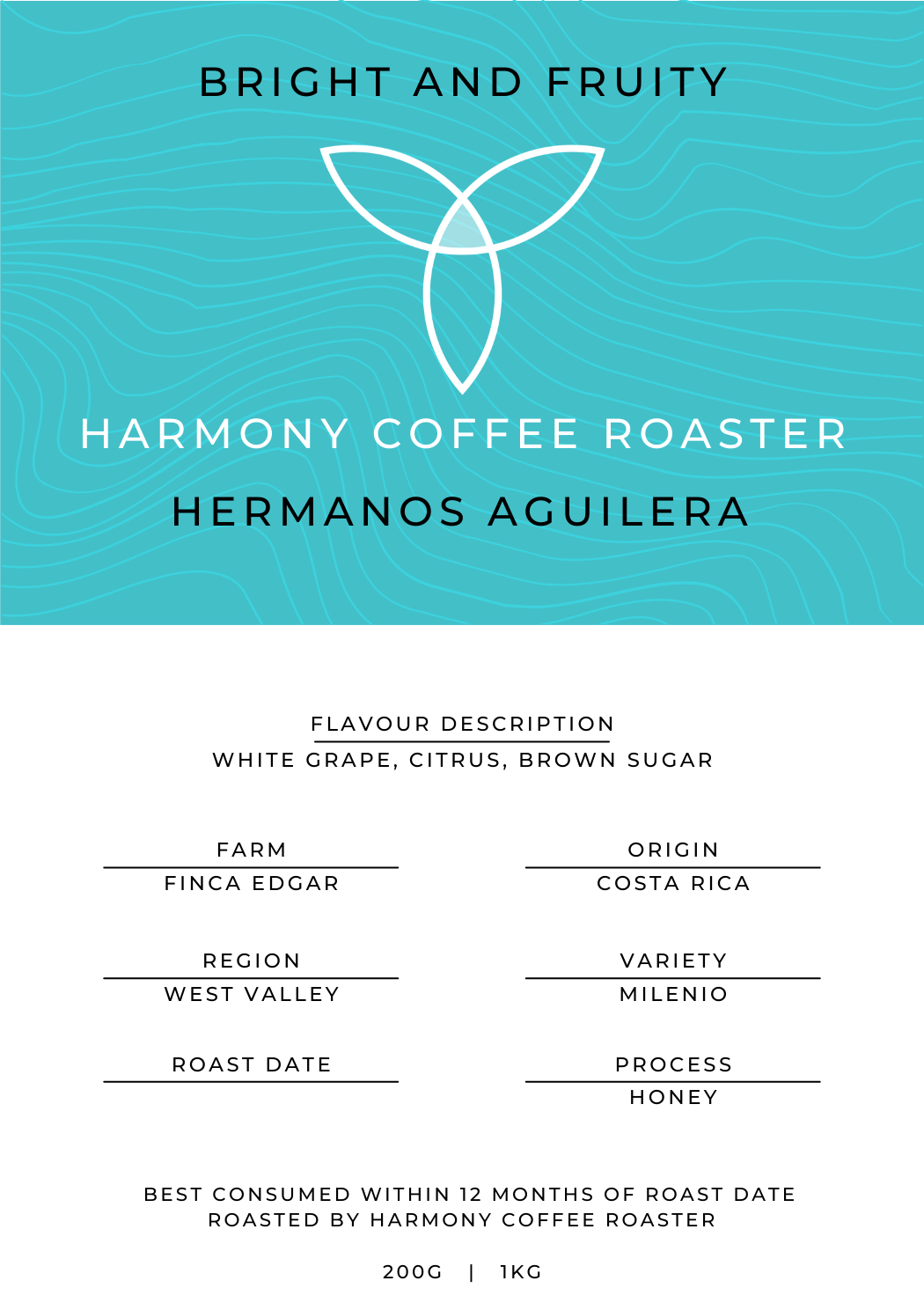 Costa Rica Hermanos Aguilera Coffee archive