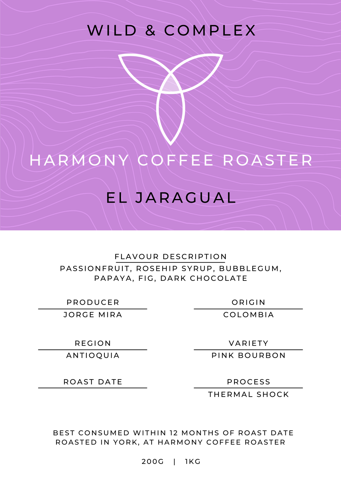 El Jaragual Colombia Coffee Archive
