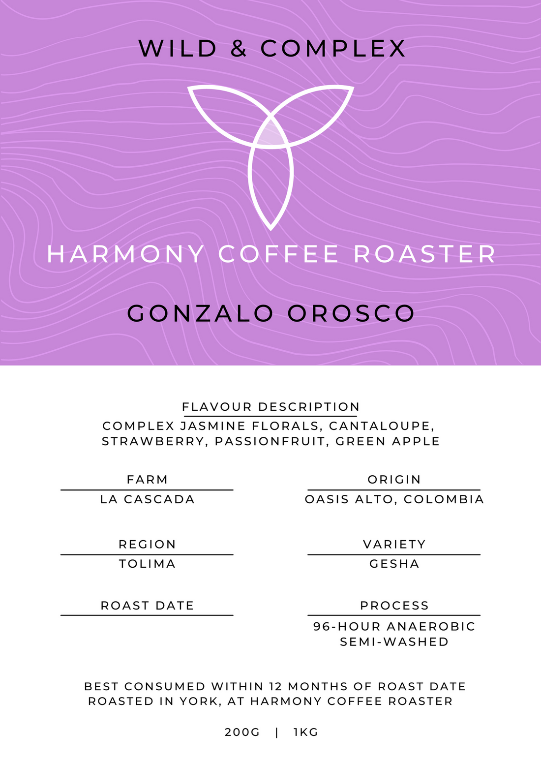 Gonzalo Orosco Coffee archive