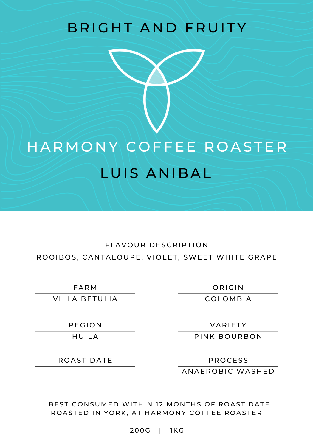 Luis Anibal Calderon Washed Coffee Archive