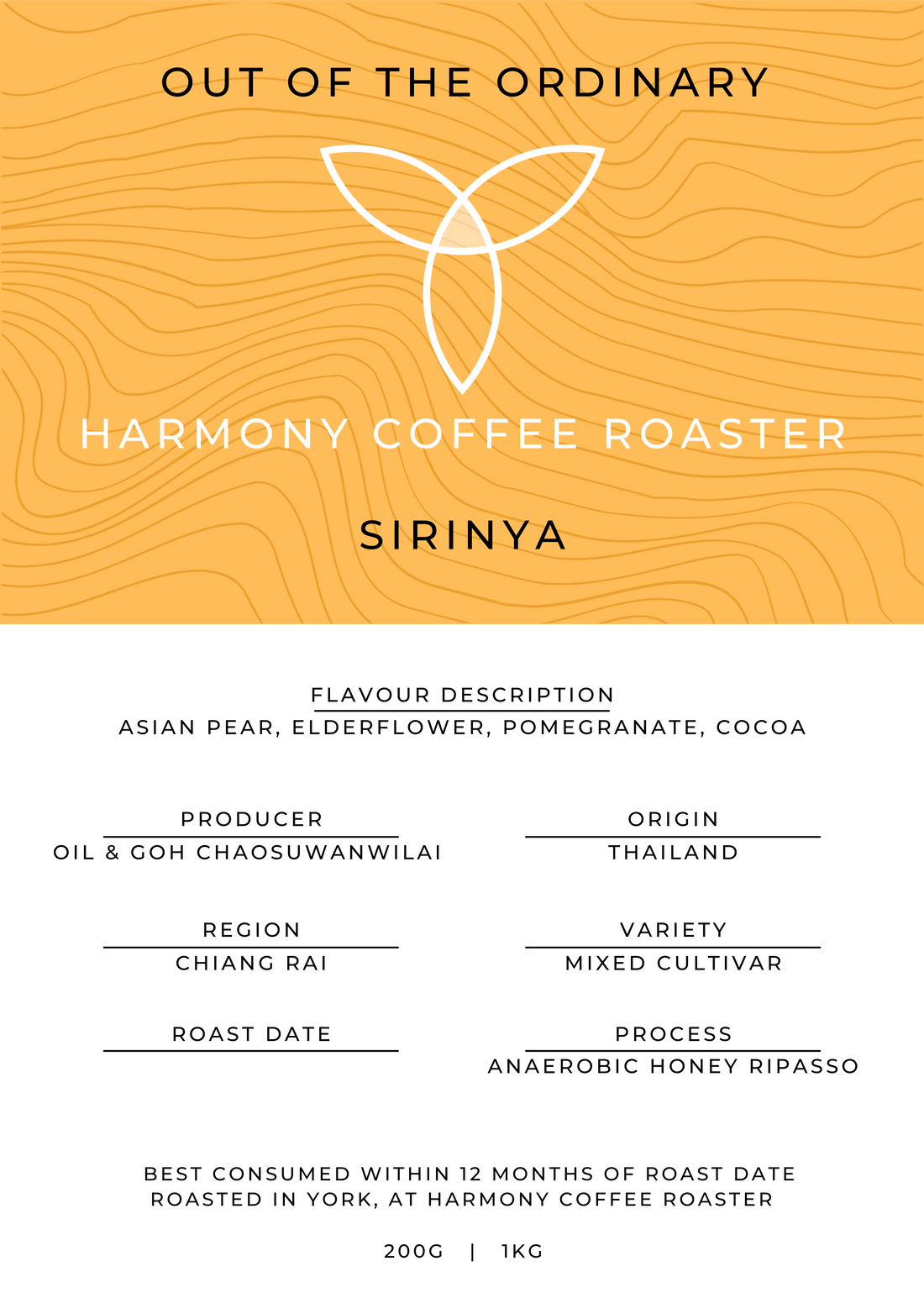 Sirinya Thailand Coffee archive