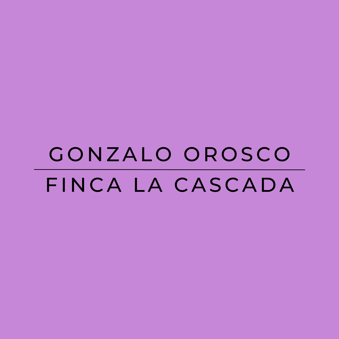 GONZALO OROSCO (Next Roast 29th Nov)