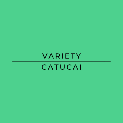 Text 'VARIETY CATUCAI' on a green background