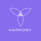 Harmony Coffee Logo in Purple

