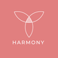 Harmony Coffee Logo on a red background. Harmony Coffee York