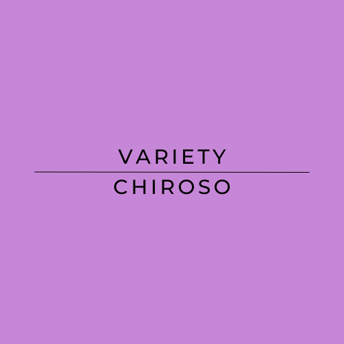 Purple background with 'VARIETY CHIROSO' text