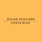 Text 'DYLAN AGUILERA COSTA RICA' on a yellow background