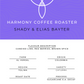 Production Label for Really Good Decaf Colombian Coffee Beans - Harmony Coffee - York Coffee Roaster